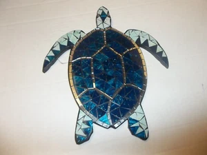 Decoración de placa de pared de tortuga mosiaco de 12" x 14" Hobby Lobby - Imagen 1 de 3