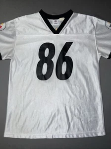 NFL Team Apparel Pittsburgh Steelers Jersey Youth XL White 86 Hines Ward -3322 - Picture 1 of 13