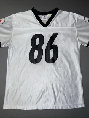 Ropa del equipo NFL Pittsburgh Steelers Jersey Juvenil XL Blanco 86 Hines Ward -3322 Foto 1 de 4
