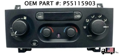 99-04 OEM JEEP GRAND CHEROKEE HEATER AC CLIMATE CONTROL UNIT LAREDO P55115903 - Image 1 of 3
