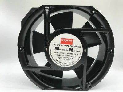 Ventilador Dayton 239 CFM AC 1 PIEZA 4WT43A AC240-220V 26/25W 17251 17CM Foto 1 de 3