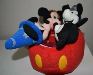 Mickey Mouse 70 Happy Years Disney Bean Bag Set 4 Mickey Aniversario Nuevo con etiquetas - Imagen 1 de 8