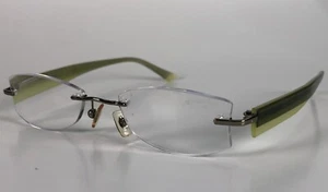 Marchon Airlock 2 MODERN grün randlos rechteckig Rx Brille Brillengestell 49 18 - Bild 1 von 12