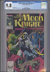 Marc Spector: Moon Knight #7 CGC 9.8 1989 Marvel Comics - Foto 1 di 8