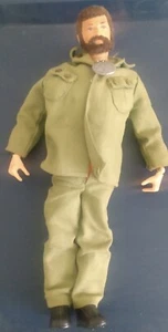 1964 GI JOE Flocked Hair TALKING ADVENTURE TEAM COMMANDER Works Finger Brok Off - Picture 1 of 16