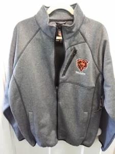 NWT NFL Chicago Bears Mens L Full Zip Up Fleece Lined Knit Jacket - Picture 1 of 11