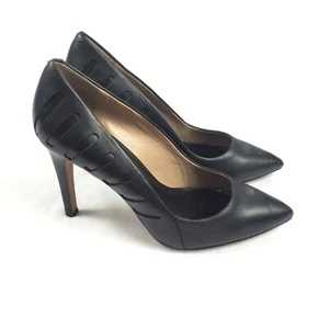 Audrey Brooke Amelia High Heels Size 8.5 Womens Solid Black Cutout Classic Pumps - Picture 1 of 9