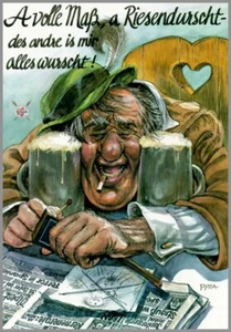 Beer - Oktoberfest Munich Germany - Postcard Unposted #A5 - Picture 1 of 2