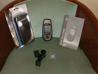 Magellan Meridian Gold Handheld GPS Receiver Bundle - Image 1 of 4