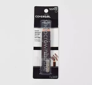 CoverGirl Easy Breezy Brow Fill + Define Eyebrow Pencils #505 RICH BROWN - Picture 1 of 2