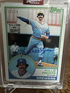 2023 Topps Archives Signature Series Retired Edition Rollie Fingers Auto /26