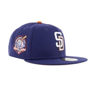 New Era 59Fifty San Diego Padres Willy Wonka Fitted Hat Deep Purple Size 7 3/8