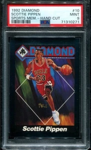 PSA 9 MINT 1992 DIAMOND SPORTS MEMORABILIA SCOTTIE PIPPEN #10 BULLS 10271 B256 - Picture 1 of 1