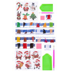 2 Sets Plastic Mobile Phone Stickers Vacation Christmas Art