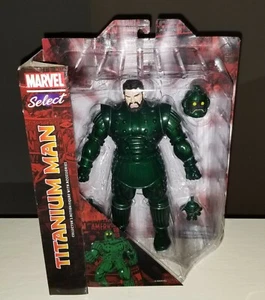 Diamond Select Marvel Select Titanium Man 9.5" Action Figure In Stock - Picture 1 of 1