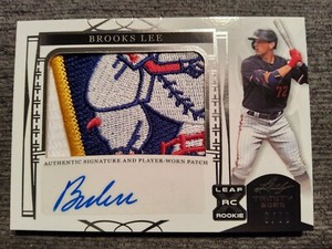 2022 LEAF TRINITY XRC BROOKS LEE AUTO RELIC 9/99! TWINS SS PROSPECT/ROOKIE!!!