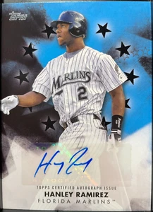 2024 Topps Series 1 #BSA-HR Hanley Ramirez Autograph Black 194/199 Marlins - Picture 1 of 3