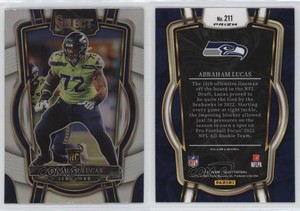2022 Panini Select Club Level Silver Prizm Abraham Lucas #211 Rookie RC