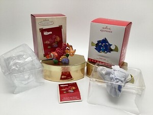Hallmark Ornament Lot New Finding Dory Disney Pixar 2017 Marlin & Nemo Box 2003