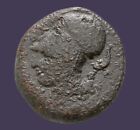 Archaios | Greek Sicily Syracuse Athena Dolphins / Hippocamp | Litra | Ae | 57.6