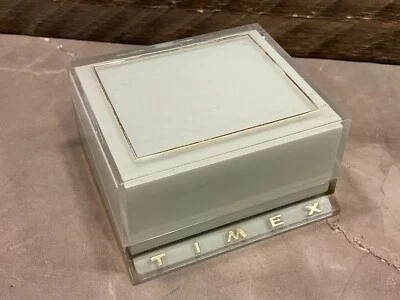 SOLO CAJA DE RELOJ DE PLÁSTICO TIMEX IMPERMEABLE CUERDA AUTOMÁTICA 21 JOYAS VINTAGE AÑOS 60 Foto 1 de 4