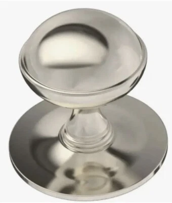 Qtde.10 Liberty Classic botões de armário de fazenda 1-1/2 pol (38 mm) níquel polido - Imagem 1 de 4