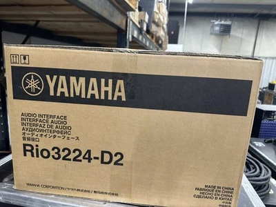 HOT YAMAHA Rio3224-D2 Audio Interface I/O Rack Dante analog 32-Input 16-Output - Image 1 of 3
