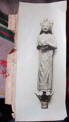 FOTO ANTIGUA CHINA BRONCE AJITA DISCÍPULO DE BUDA 1 0F 4 Foto 1 de 3