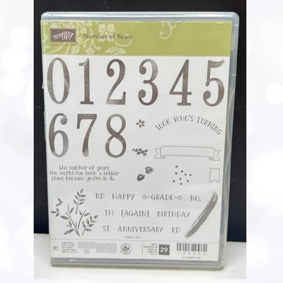 Estampillas de goma escolares aniversario cumpleaños número de años estampación Foto 1 de 2