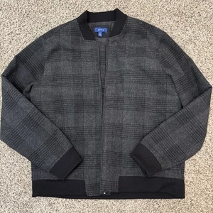 Apt. 9 Men's Stylish Short Sport Coat Black And Gray Wool Poly Blnd SZ Medium M - Picture 1 of 7