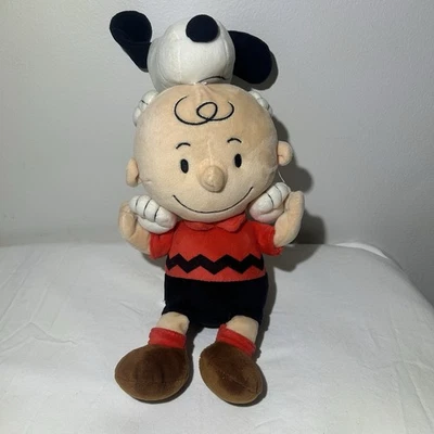 Hallmark Peanuts Charley Brown and Snoopy Plush 14 Inch Stuffed Toy - Image 1 of 4