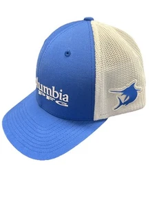 Columbia PFG Hat Blue Marlin Size S/M See Photos, Excellent Condition - Picture 1 of 15