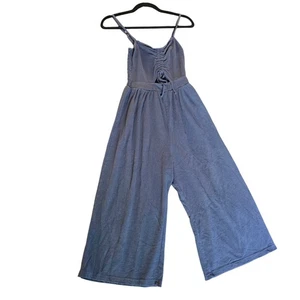 Wideleg Pullover XS Rüschen vorne Cutout Einteiler Strampler Y2K Boho Sommer Outfit - Bild 1 von 10