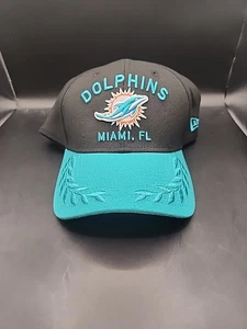 Miami Dolphins 2025 New Era 39THIRTY NFL Draft Stretch Fit Mütze Neu mit Etikett schwarz - Bild 1 von 6