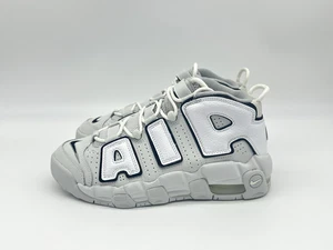 Nike Air More Uptempo GS Size 7Y Gray White Athletic Shoes Sneakers FD0022-001 - Picture 1 of 10