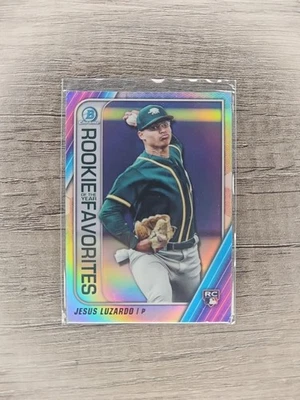 2020 Bowman - Rookie of the Year Favorites Chrome Jesus Luzardo #ROYF-JL (RC) - Image 1 of 2