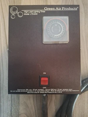 Temporizador de iluminación de alta carga Green Air Products modelo LT8-240 Foto 1 de 4