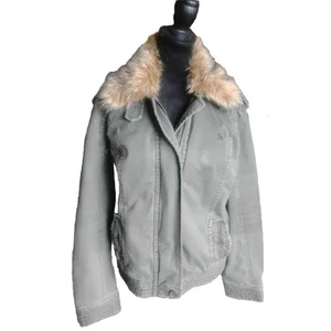 Chaqueta para mujer Abercrombie & Fitch talla grande estilo militar aislante - Imagen 1 de 9