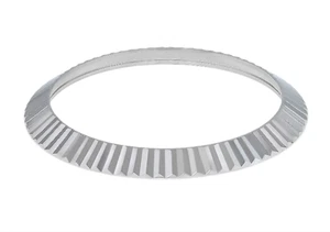 FLUTED BEZEL FOR 41MM ROLEX DATEJUST II DAY DATE 116300 116333 116334 +GASKET SS - Picture 1 of 4