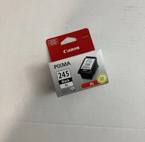 Genuine Canon Pixma PG-245XL Black Ink Cartridge New - Picture 1 of 6