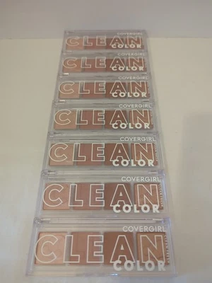 Covergirl Clean Color Eyeshadow #222 Dreamy Pink~New Sealed Lot Of 7 - Image 1 of 4