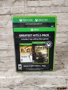 Fallout 3 Game Of The Year Xbox One Xbox 360 & Rage NEW SEALED 2-pack - Picture 1 of 2