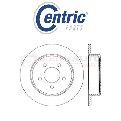 Centric C-TEK Disc Brake Rotor for 1997-2006 Dodge Grand Caravan 2.4L 3.0L fe Foto 1 de 4