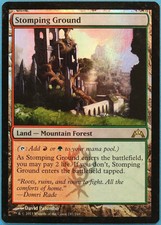 Stomping Ground FOIL Gatecrash PLD Land Rare MAGIC CARD (ID# 181657) ABUGames