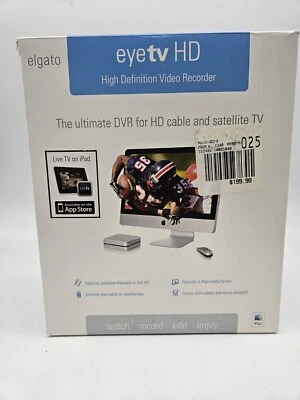 Elgato EyeTV HD DVR Video Recorder for Cable Satellite TV Watch Edit Mac Open - Image 1 of 3
