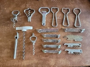 Sammlung Vintage Barkeeper Stahl Flaschenöffner-Spinner-Korkenzieher-Werbung - Bild 1 von 8