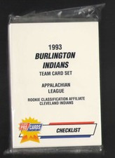 1993 Fleer Procards Minor League Team Set - Burlington INDIANS (Richie Sexson)