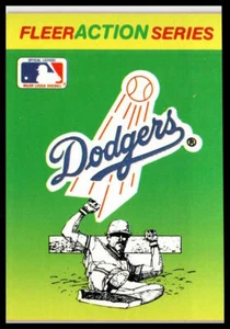 1990 Fleer #NNO Los Angeles Dodgers Action Series Team Aufkleber - Bild 1 von 2