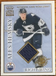2003-04 Pacific Crown Royale Jerseys Ales Hemsky #10 #’d /625 - Bild 1 von 2