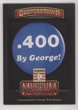 2013 Panini Cooperstown Collection Museum Pieces George Brett #4 HOF